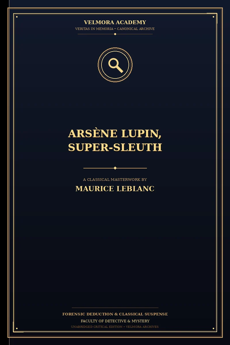 Arsène Lupin, super-sleuth