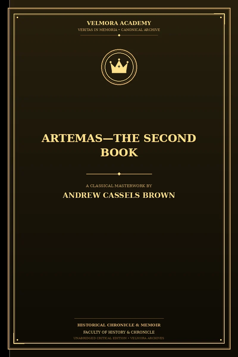 Artemas—the second book concerning men, and the things that men did do, at