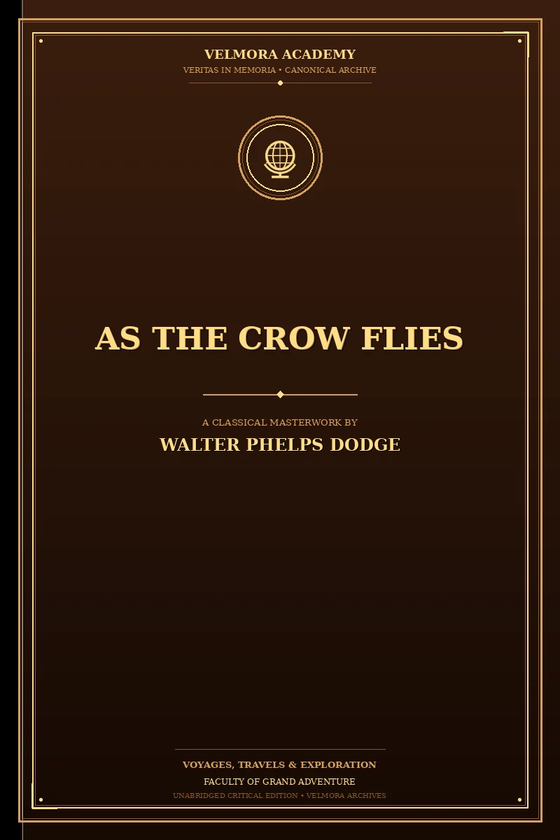 Cover of As the Crow Flies