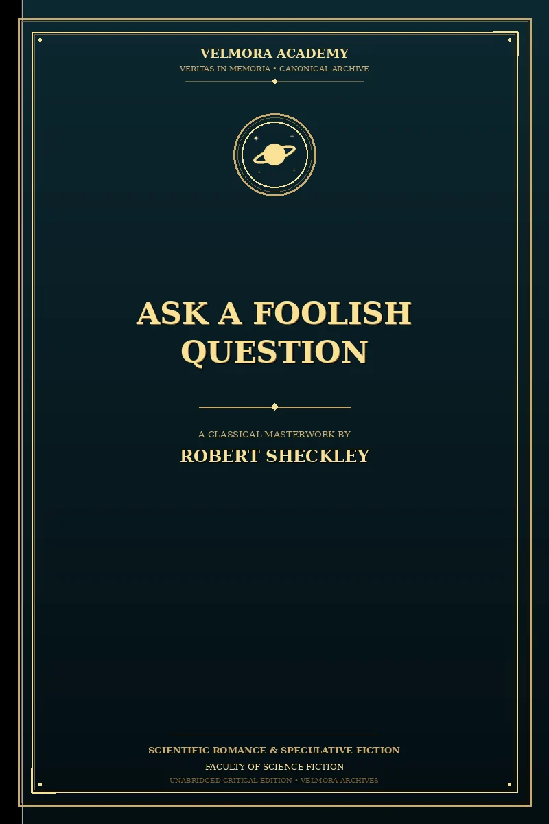 Cover of Ask a Foolish Question