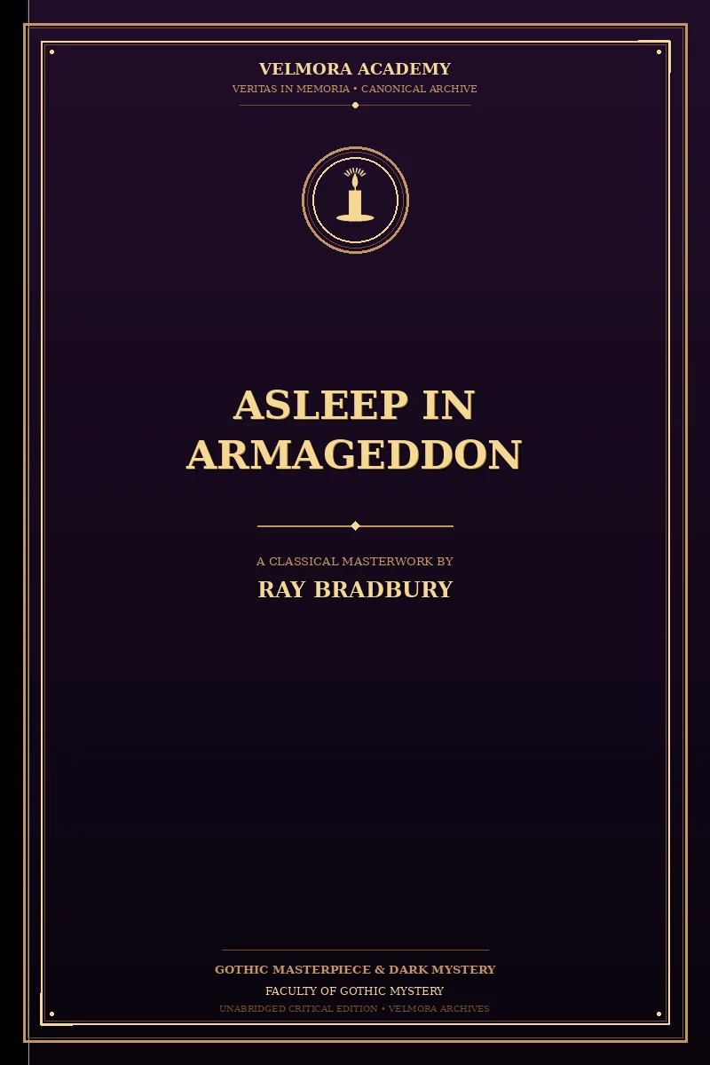 Asleep in Armageddon