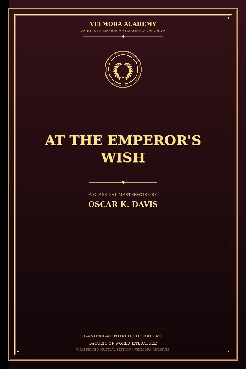 Cover of At the Emperor's Wish