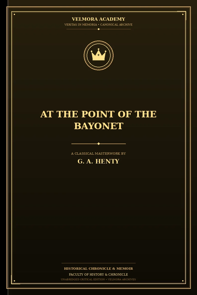 Cover of At the Point of the Bayonet