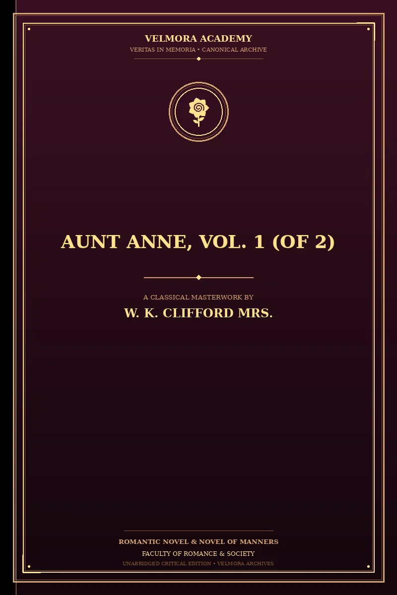 Aunt Anne, Vol. 1 (of 2)