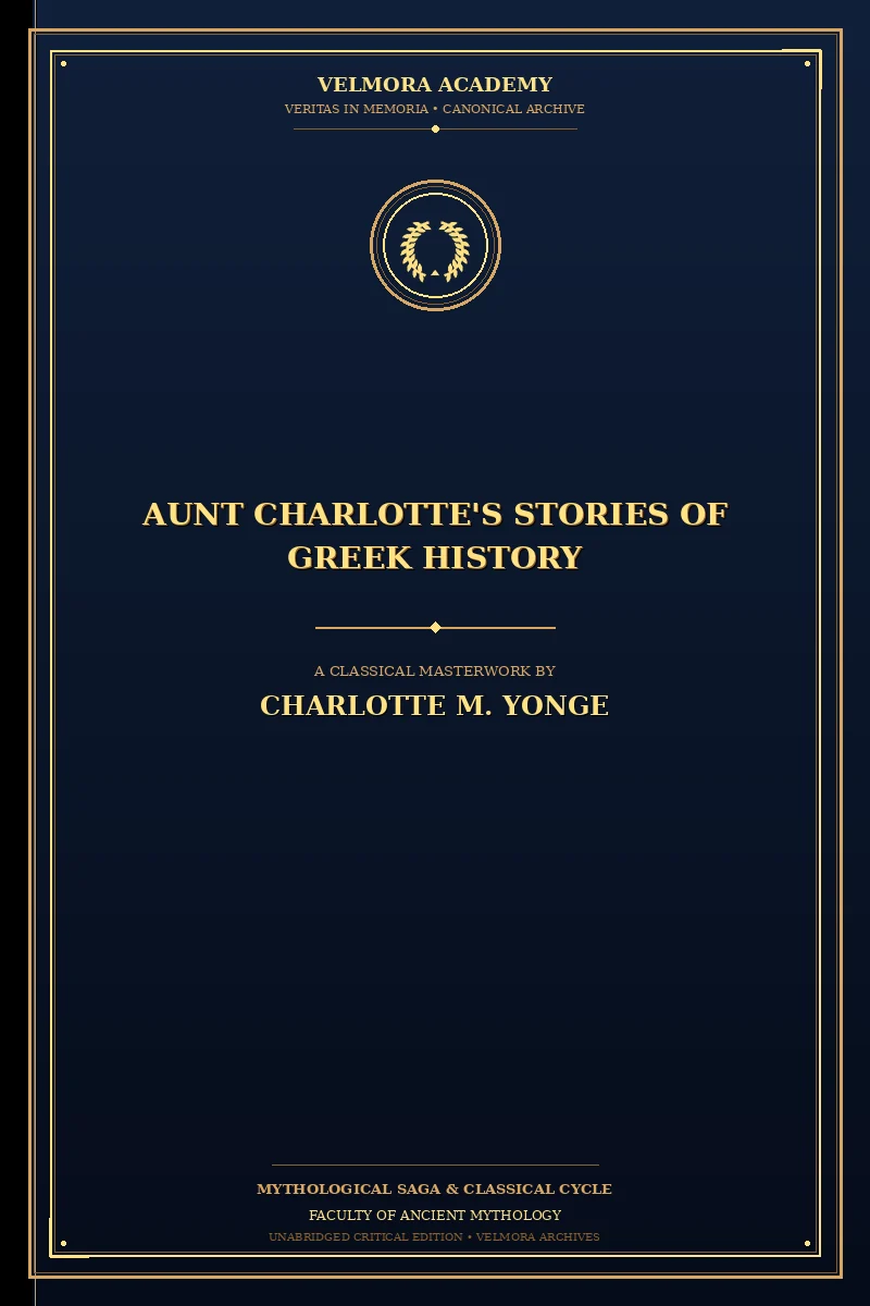 Cover of Aunt Charlotte's Stories of Greek History
