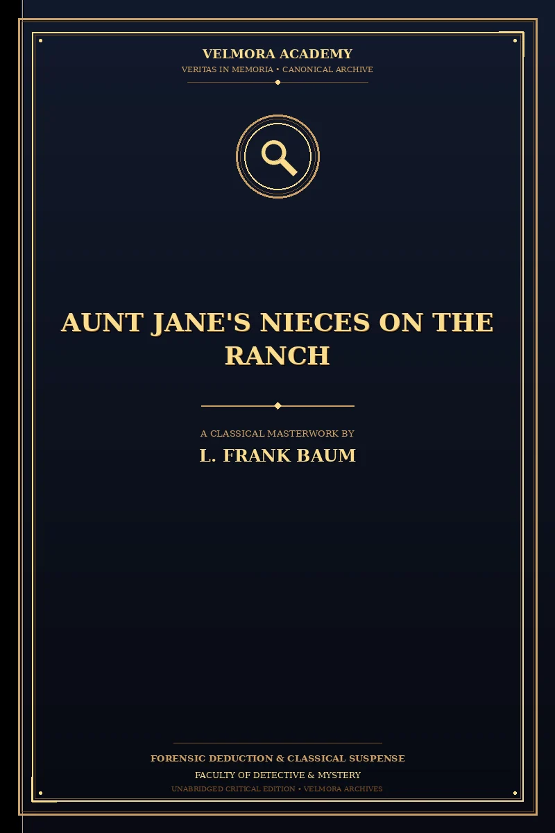Cover of Aunt Jane's Nieces on the Ranch