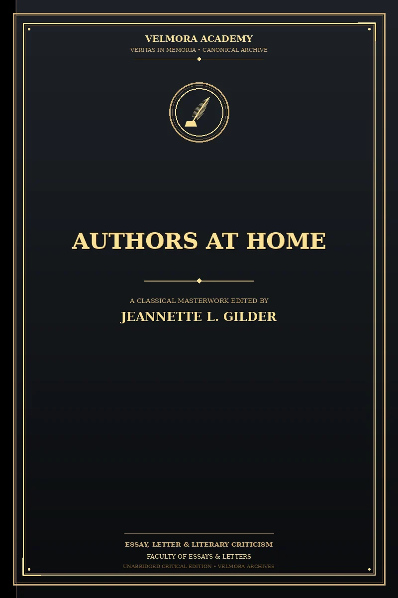 Authors at home