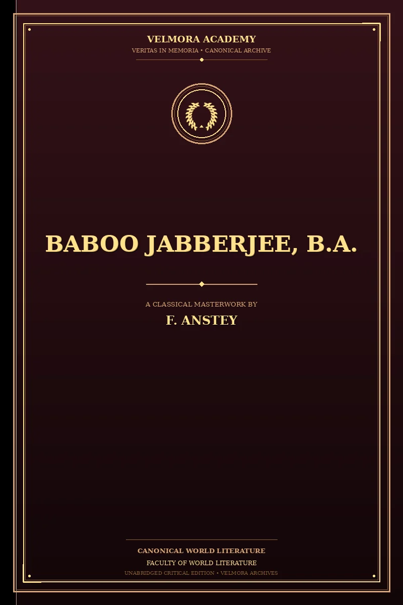Cover of Baboo Jabberjee, B.A.
