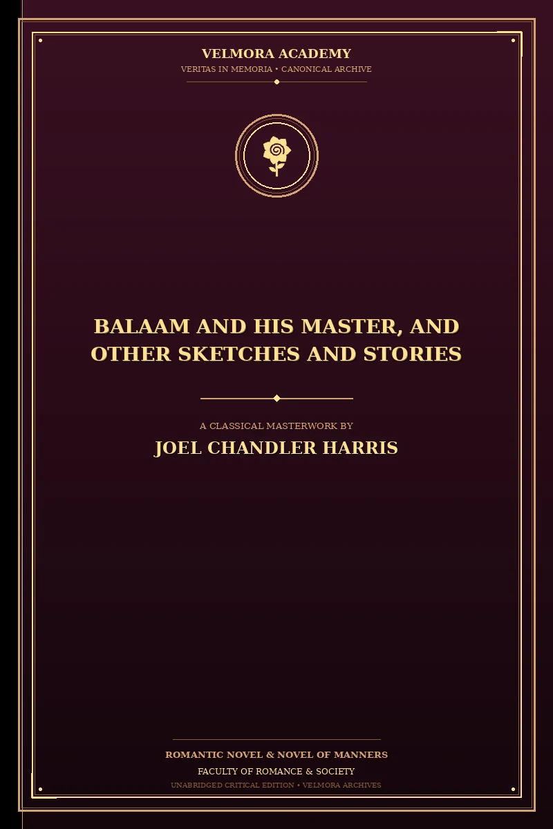 Balaam and His Master, and Other Sketches and Stories