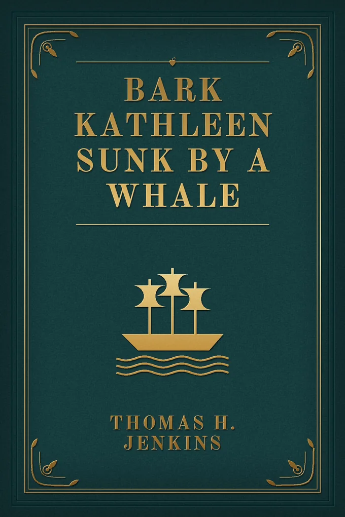 Bark Kathleen sunk by a whale