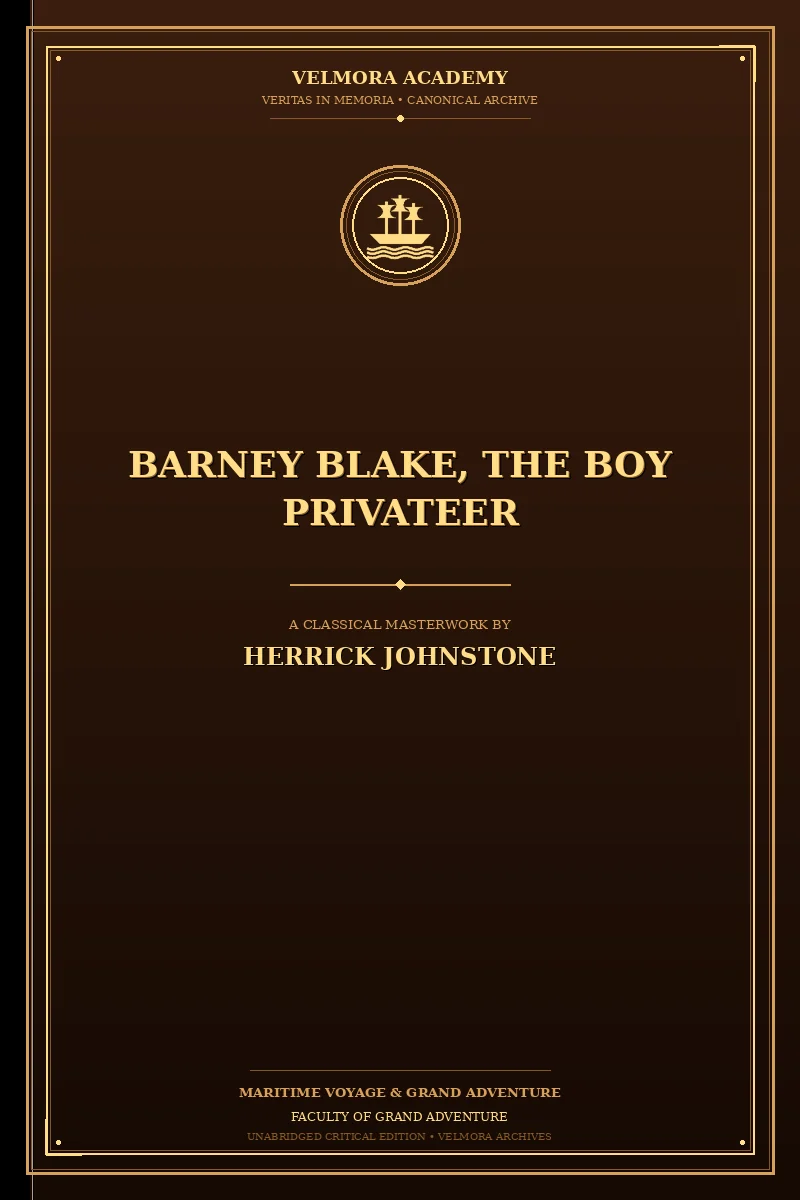 Barney Blake, the Boy Privateer