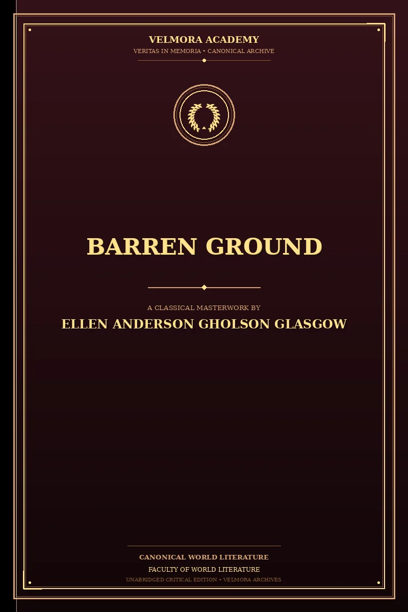 Cover of Barren Ground