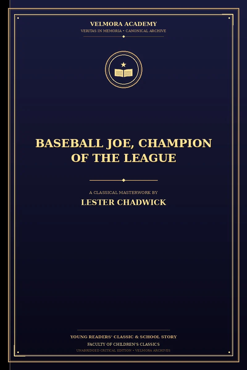 Baseball Joe, champion of the league