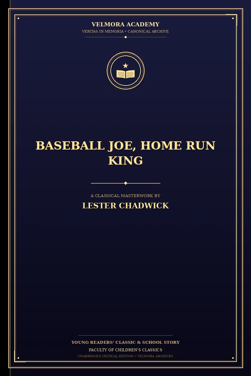 Cover of Baseball Joe, Home Run King