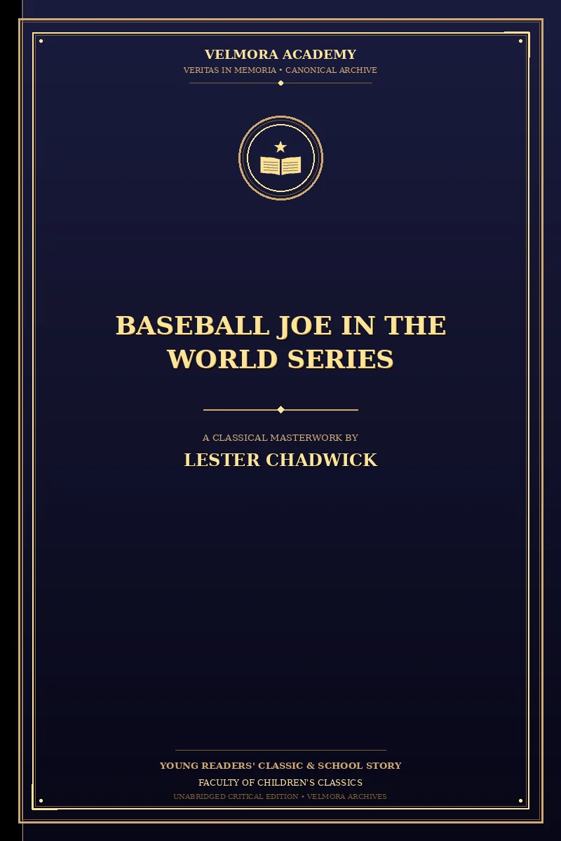 Baseball Joe in the World Series