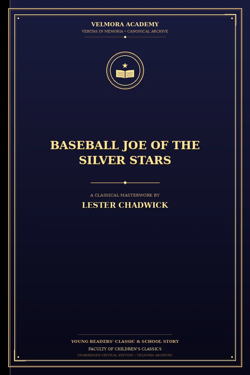 Cover of Baseball Joe of the Silver Stars