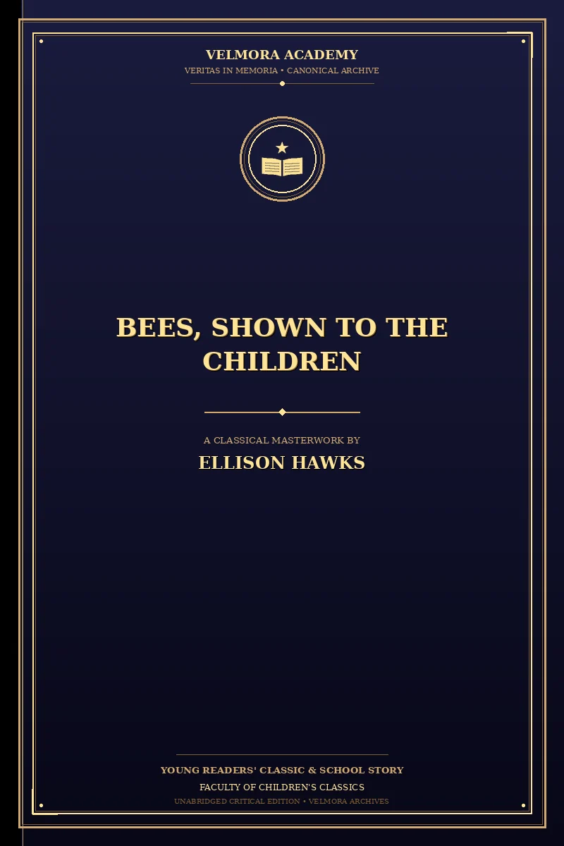 Cover of Bees, Shown to the Children