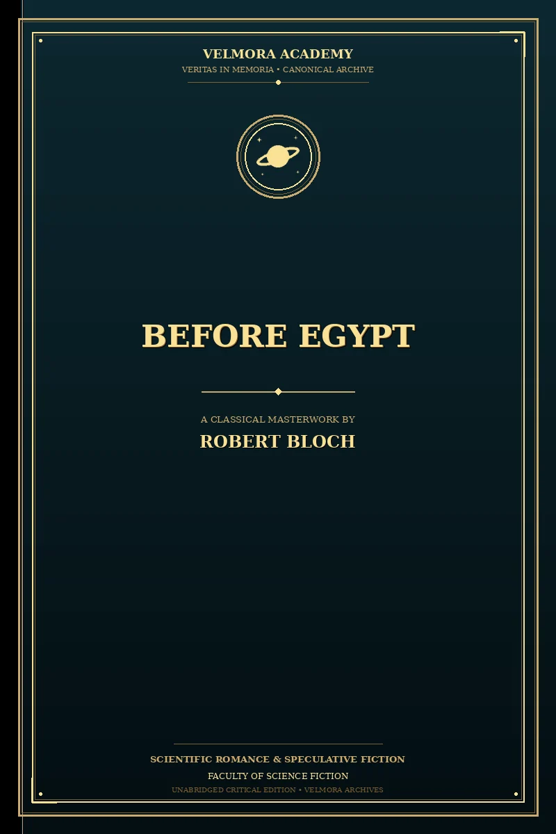 Cover of Before Egypt
