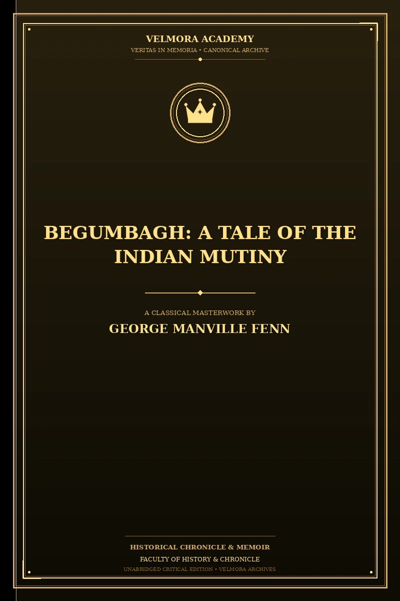 Cover of Begumbagh: A Tale of the Indian Mutiny