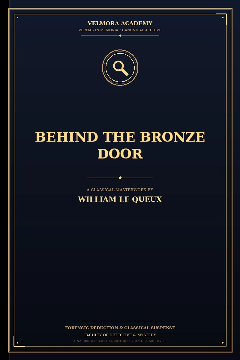 Cover of Behind the bronze door