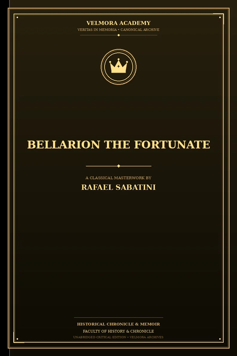 Cover of Bellarion the Fortunate