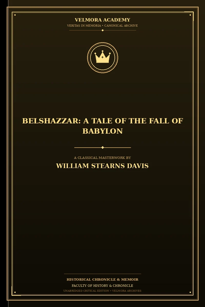 Cover of Belshazzar: A Tale of the Fall of Babylon