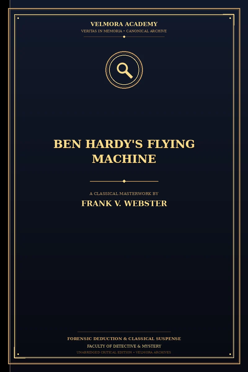 Cover of Ben Hardy's flying machine