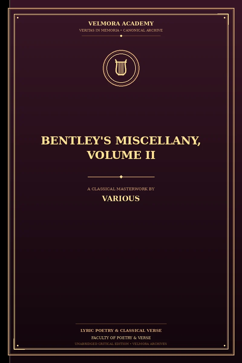 Bentley's Miscellany, Volume II