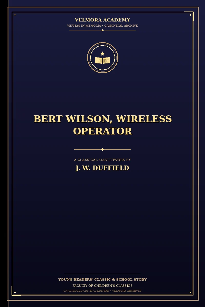 Cover of Bert Wilson, Wireless Operator