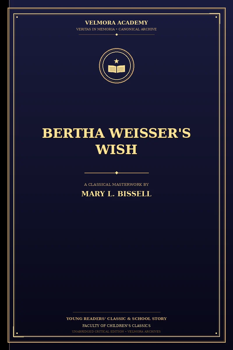 Cover of Bertha Weisser's wish