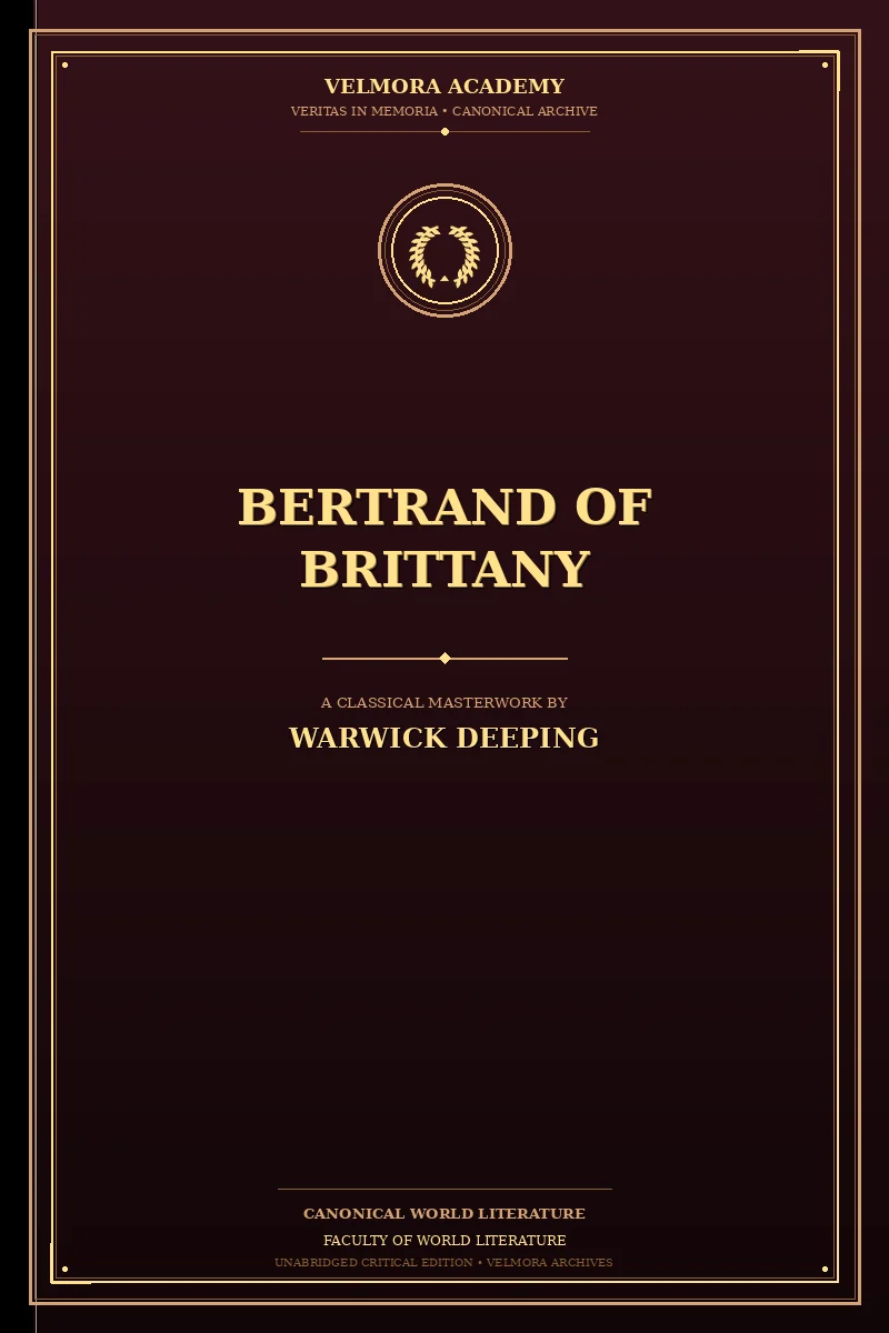 Cover of Bertrand of Brittany