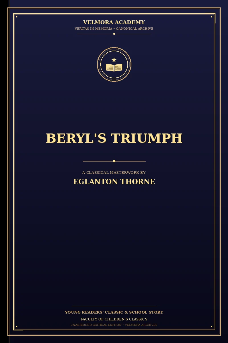 Cover of Beryl's triumph