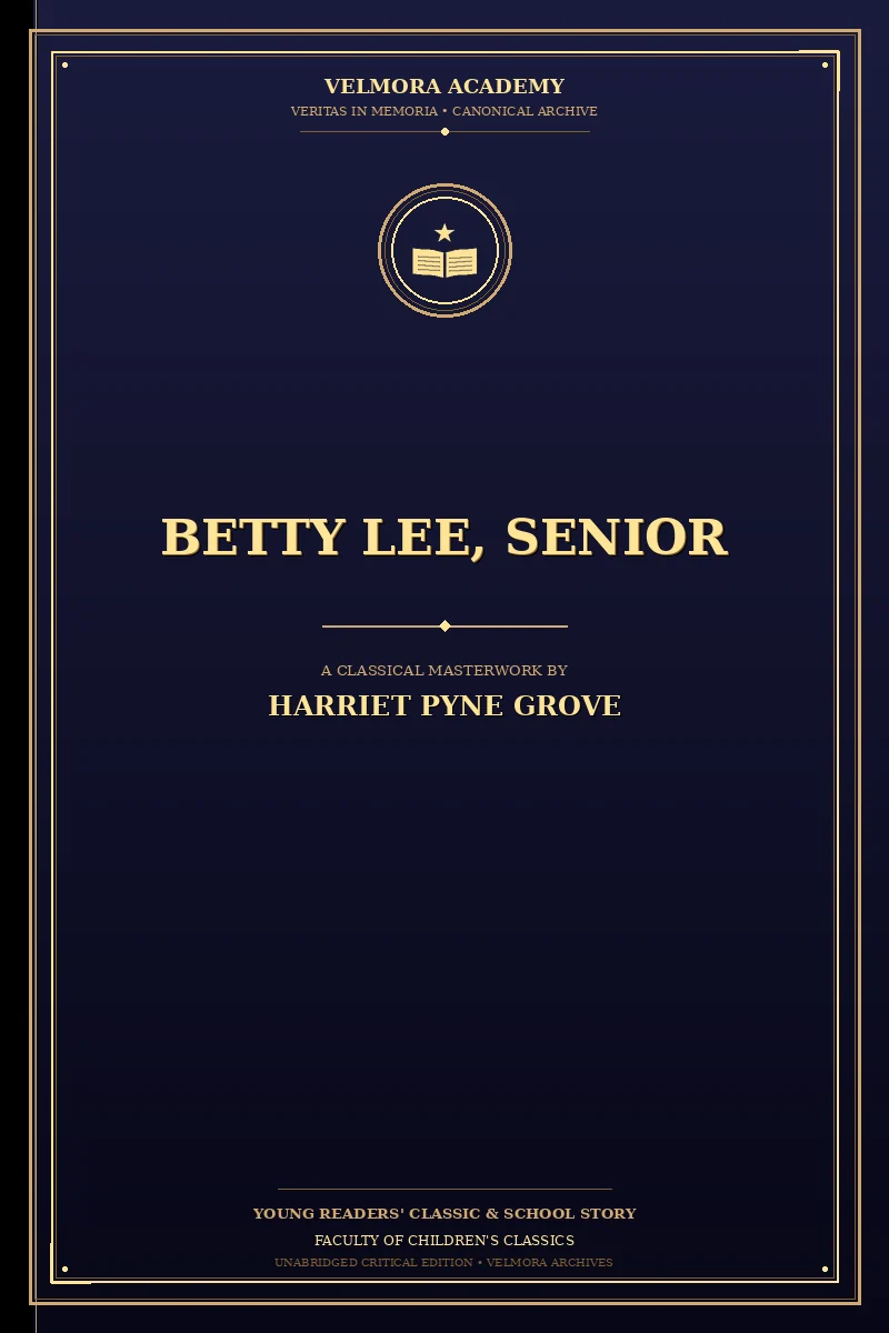 Cover of Betty Lee, Senior