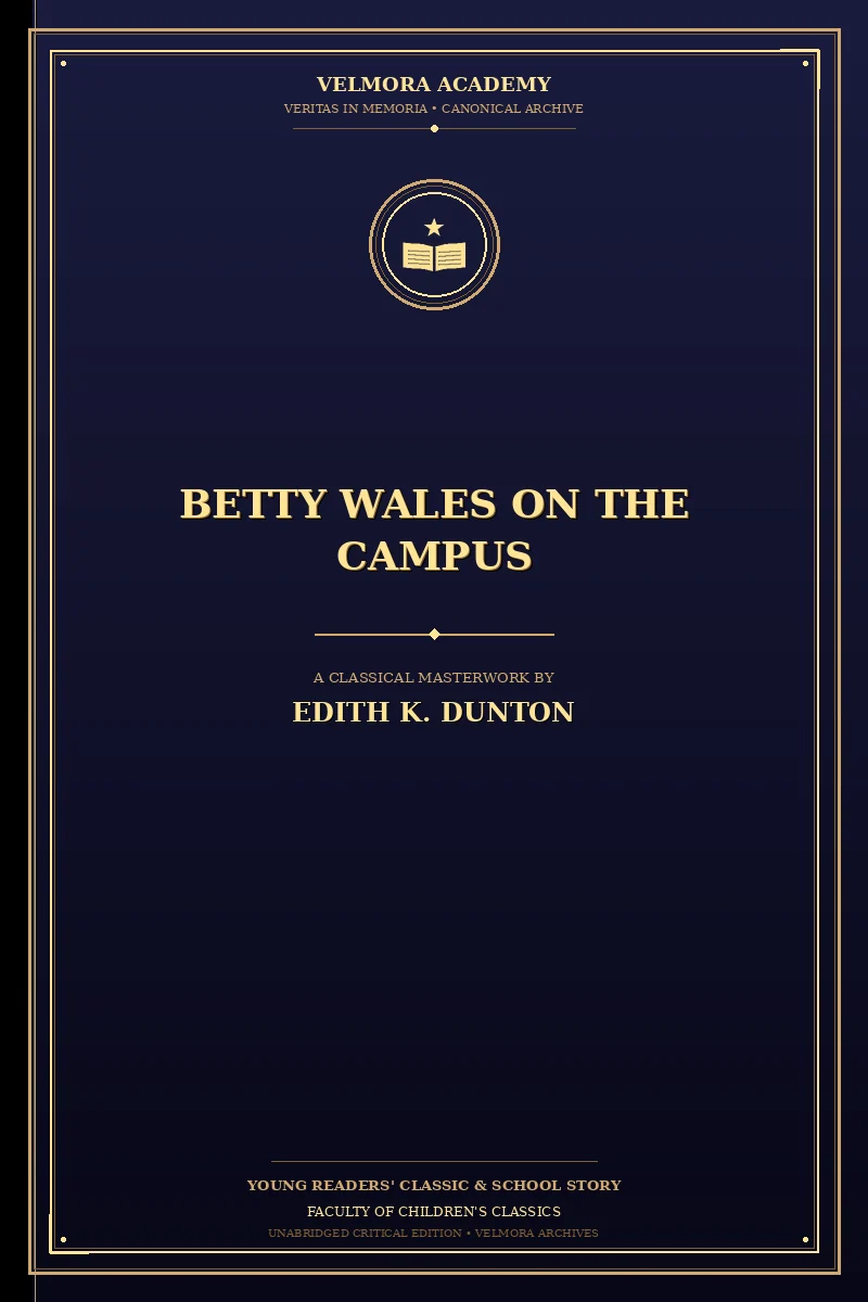Betty Wales on the campus