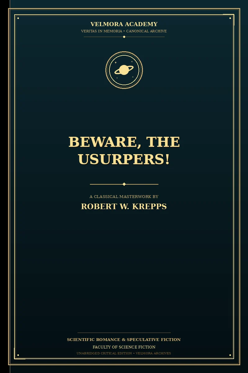 Cover of Beware, the Usurpers!