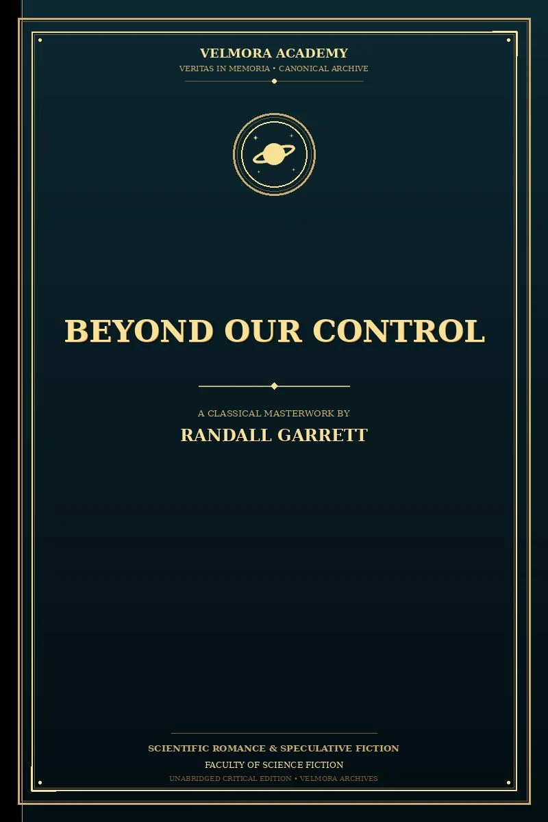 Cover of Beyond our control
