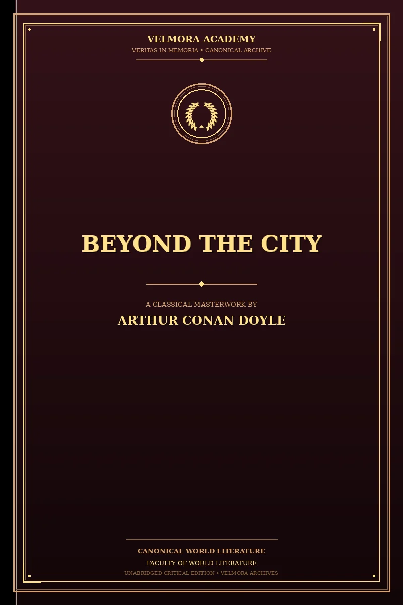 Cover of Beyond the City