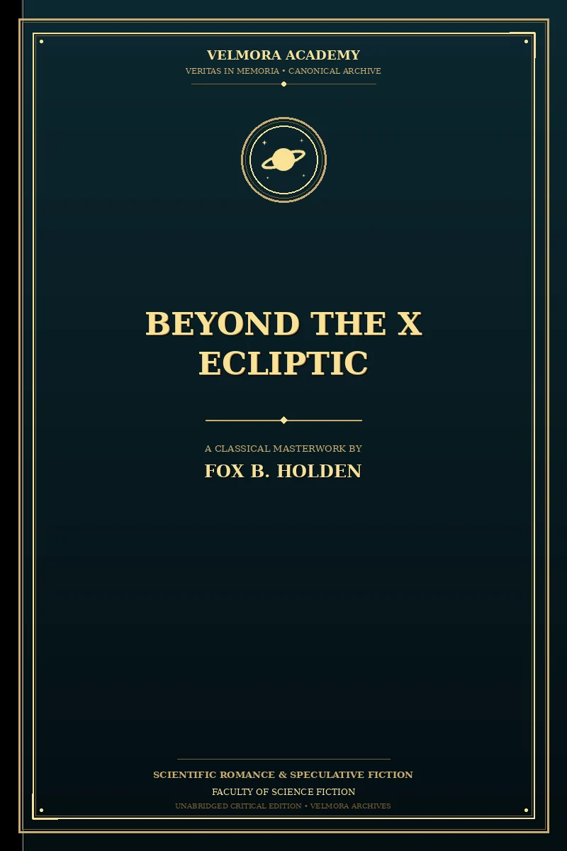 Beyond the X Ecliptic