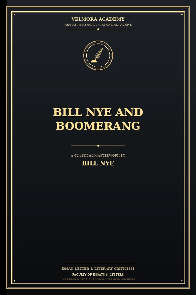 Bill Nye and Boomerang