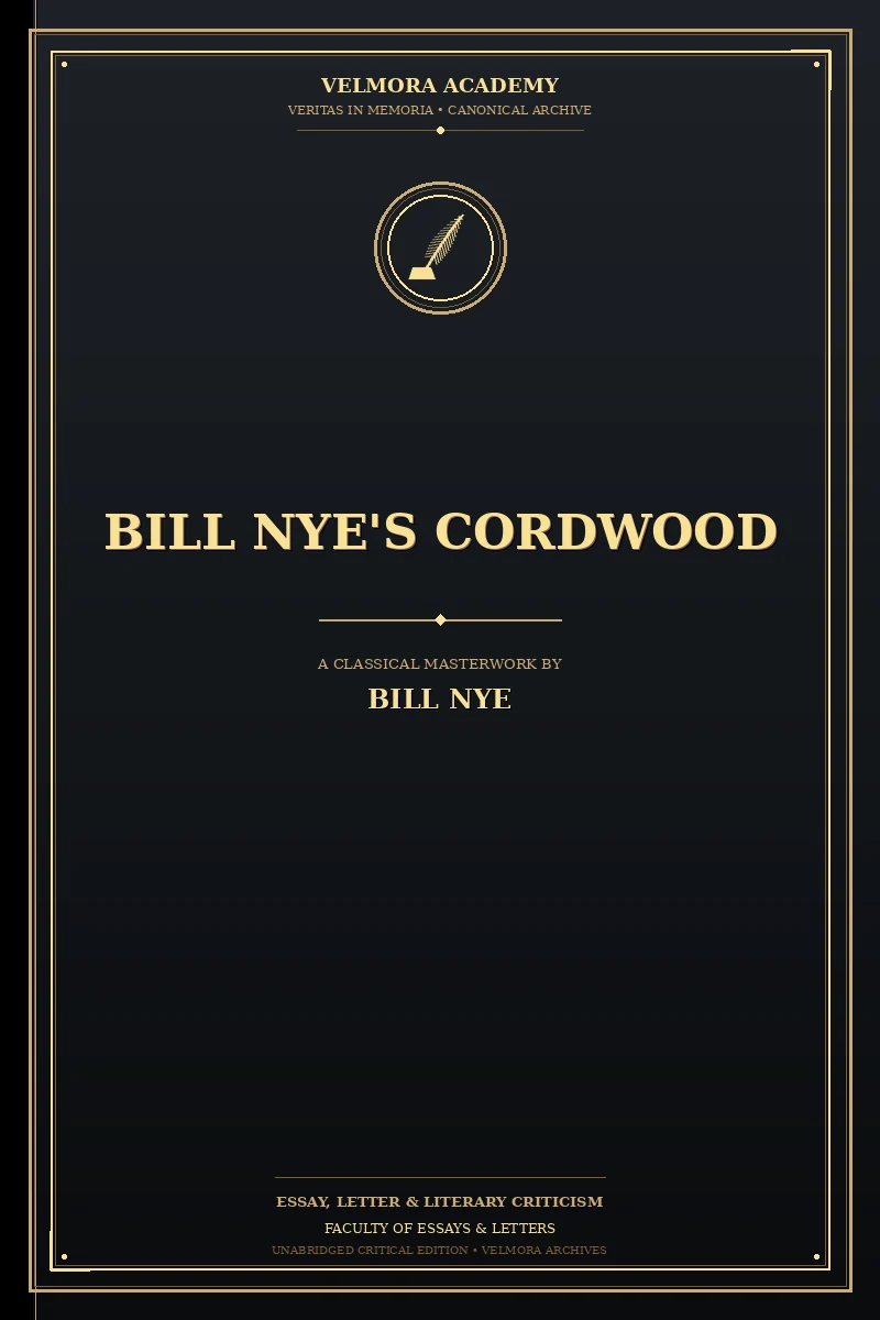 Bill Nye's Cordwood