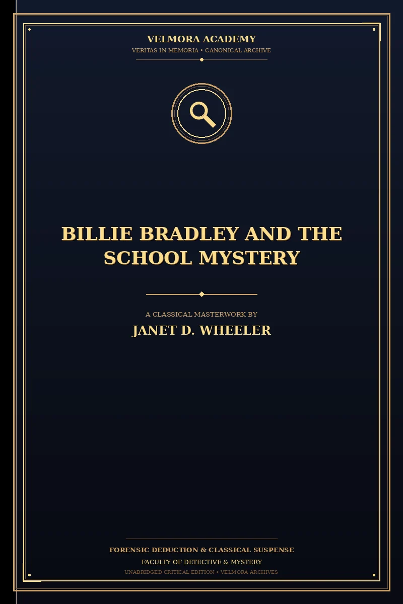 Cover of Billie Bradley and the School Mystery