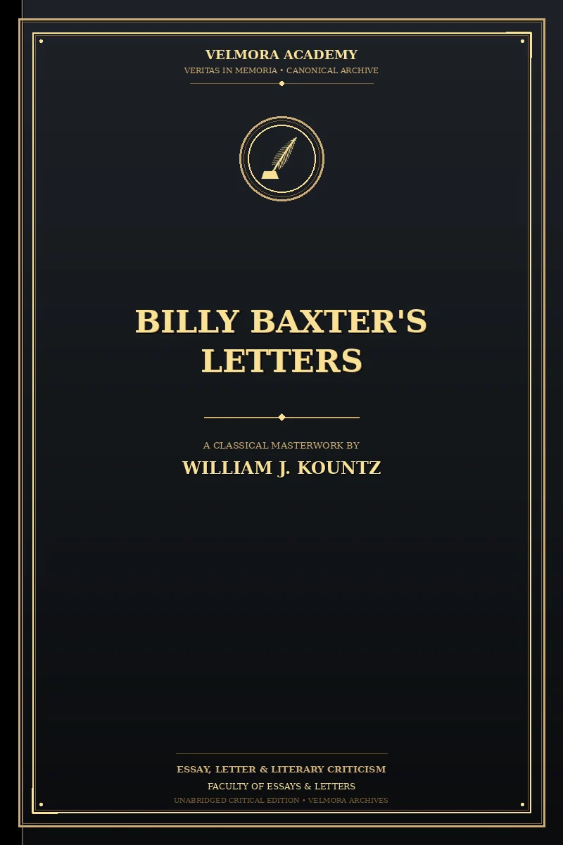 Billy Baxter's Letters