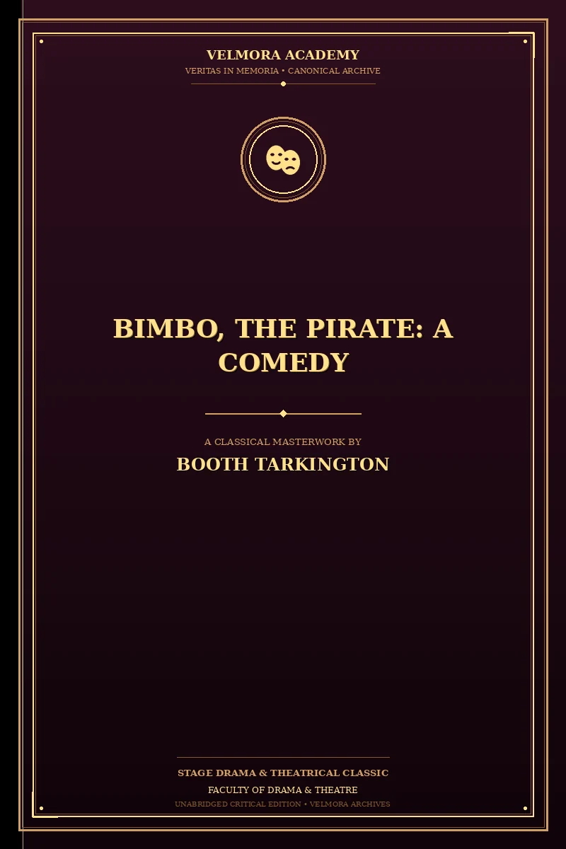 Cover of Bimbo, the pirate: A comedy