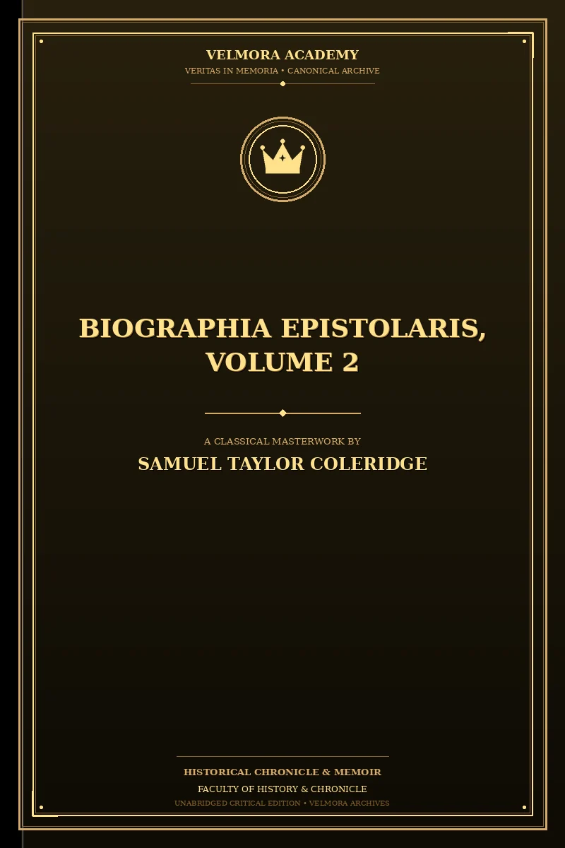 Biographia Epistolaris, Volume 2