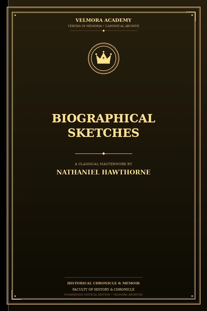 Cover of Biographical Sketches