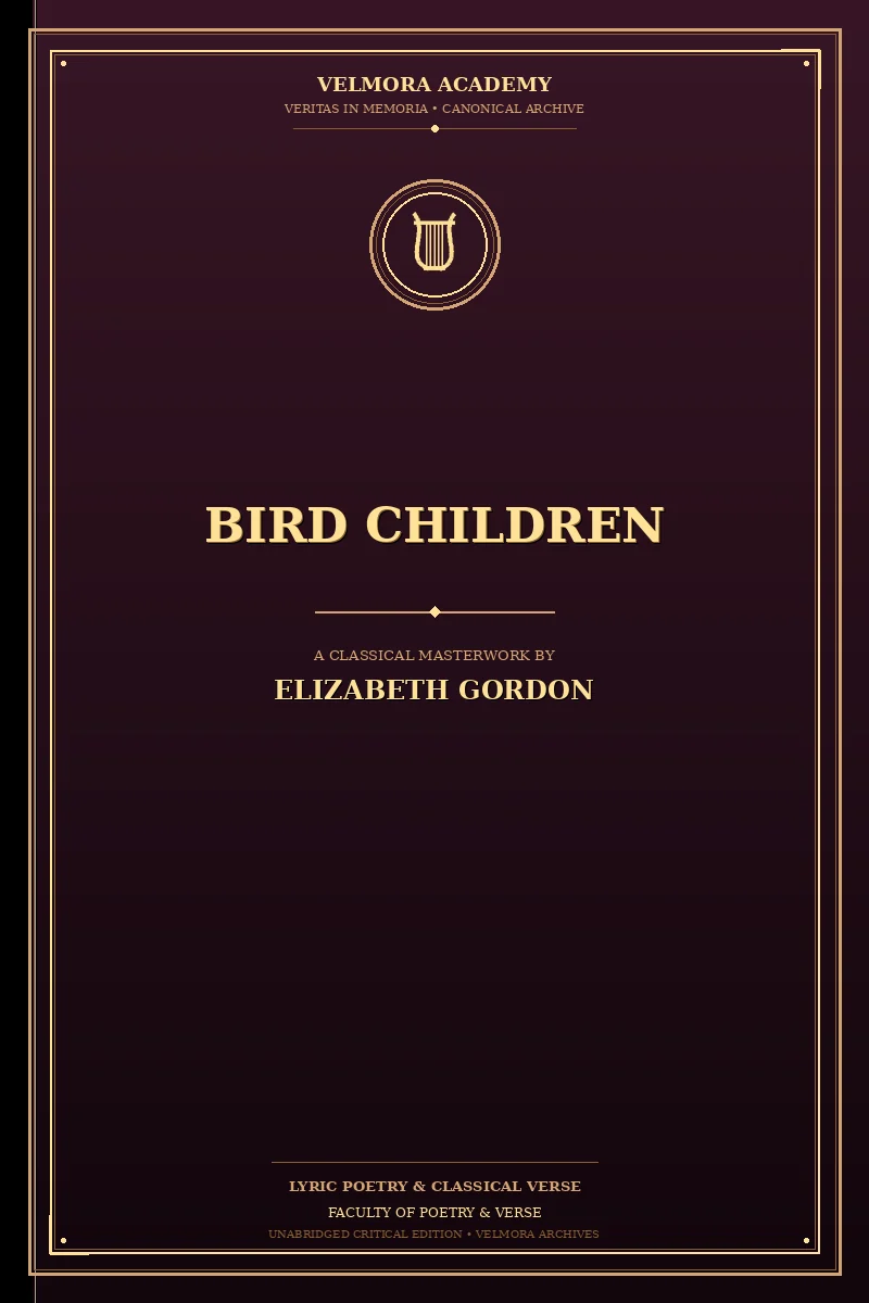 Cover of Bird Children