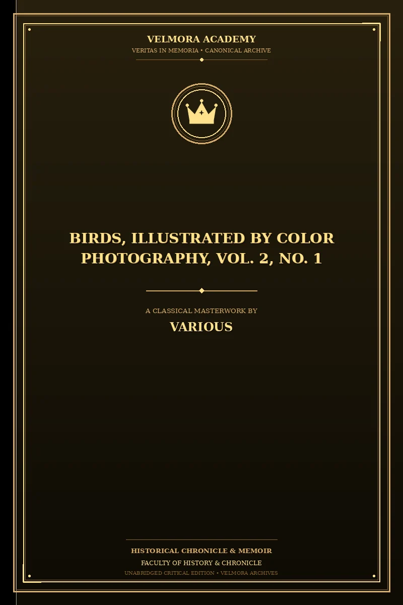 Cover of Birds, Illustrated by Color Photography, Vol. 2, No. 1