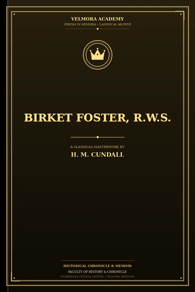 Cover of Birket Foster, R.W.S.