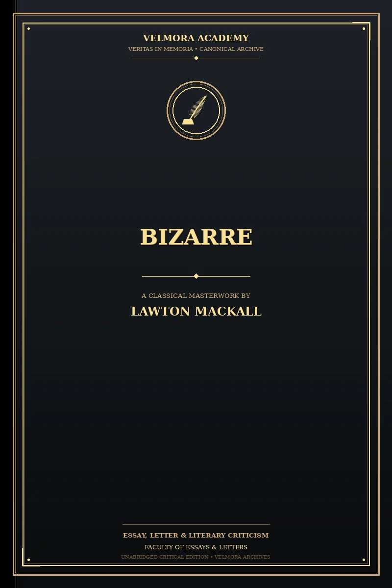 Cover of Bizarre