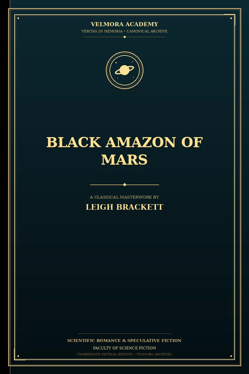 Black Amazon of Mars